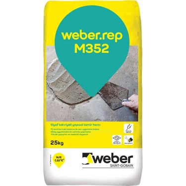 Weber Rep M352 Elyaflı Yapısal Tamir Harcı 25