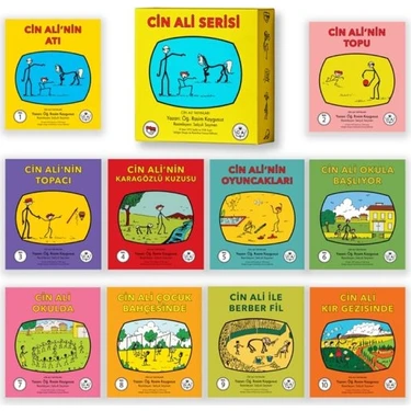 Cin Ali Serisi Kutulu Set (10 Takım