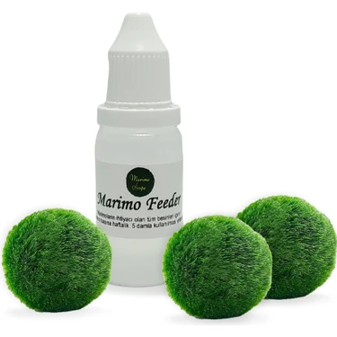 Marimo Scape 3 Adet Şans Getiren Marimo (1-2 Cm)  + Marimo