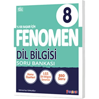 Kurmay Yayınları Fenomen Okul 8. Sınıf Dil Bilgisi Soru Bankası /