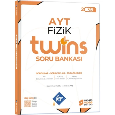 Kr Akademi Yayınları 2026 Ayt Twins Fizik Soru Bankası Altuğ
