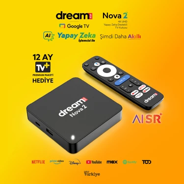 Dreamstar Nova 2 4K Lisanslı Android TV Box 2GB RAM Wi-Fi Bağlantı Özellikleri