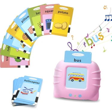 Learning Fun 224 Adet Flash Kart Şarjlı Sesli Eğitici Okul Öncesi Eğitim Dil Oyuncağı Ingilizce -