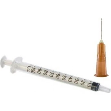 Medikal Genject 1cc (Ml) Insülin Enjektörü 50 Adet