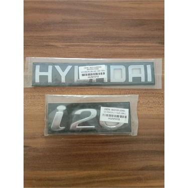 Hyundai I20 Bagaj Yazısı 2li Takım Hyundai ve