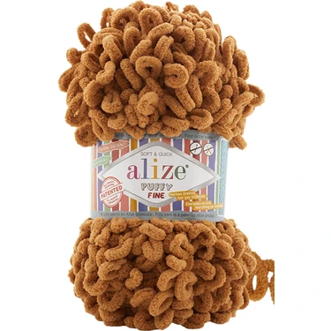 Alize Puffy Fine 179 Deve Tüyü (Küçük