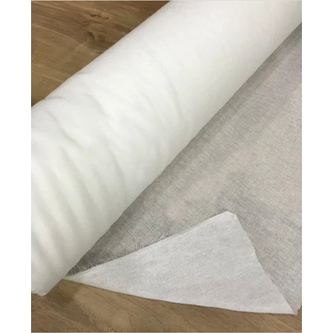 Tek Tarafı Yapışkanlı Bez Tela Beyaz Yapışkan 1 Metre 95 cm * 100