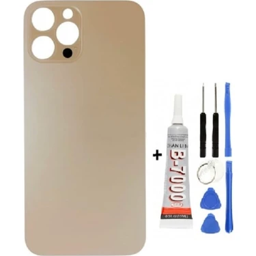 Azurtech iPhone 13 Pro Max Arka Kapak Pil Kapağı +Yapıştırıcı+Tamir