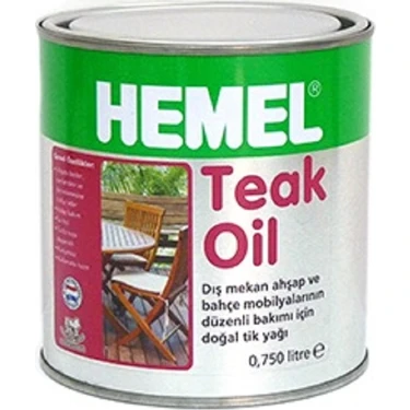 Hemel Teak Oıl Tik Yağı 0,75
