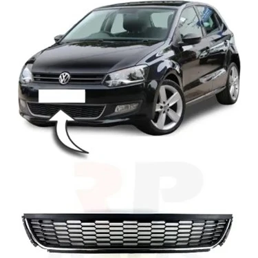 Gkl 6R0853671 Volkswagen Ön Tampon Alt Orta Izgara Nikelajlı  Polo
