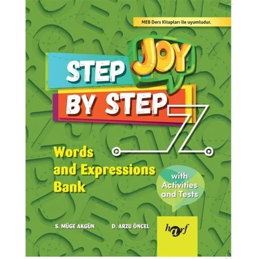 Harf Eğitim Yayıncılık Step By Step Joy 7.sınıf Words And Expressions