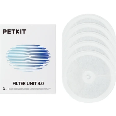 Petkit Dörtlü Pamuk Su Filtresi 5'li Paket Beyaz Renkli Kolay Temizlik